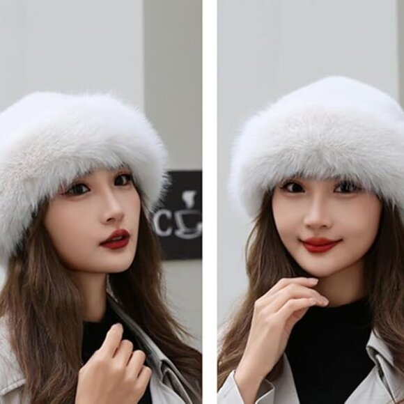 Luxe Vegan Fur Fall Winter Hat